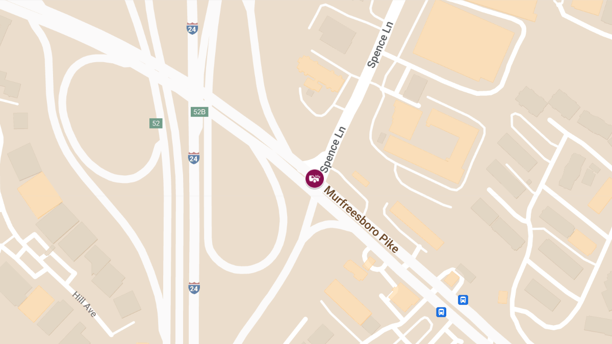 Vehicle Collision with Injuries at 860 Murfreesboro Pike