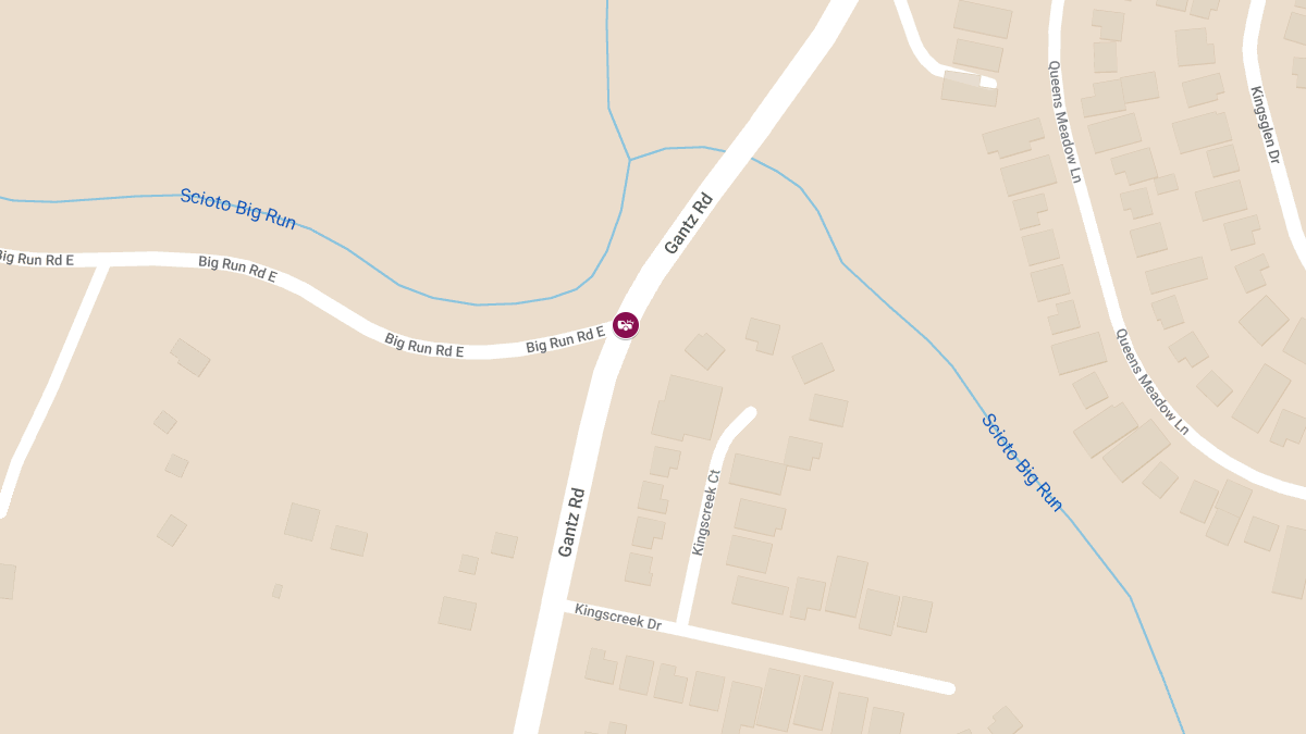 Vehicle Collision with Injuries at Big Run Rd & Gantz Rd