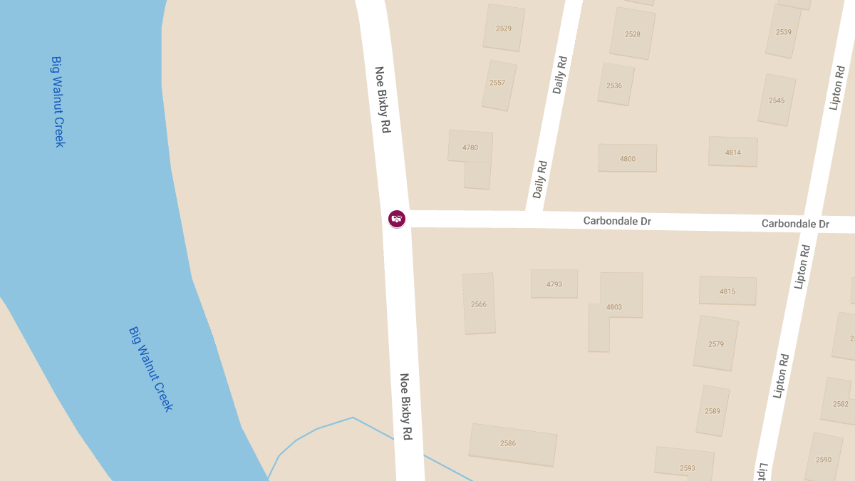 Vehicle Collision with Injuries at Carbondale Dr & Noe Bixby Rd