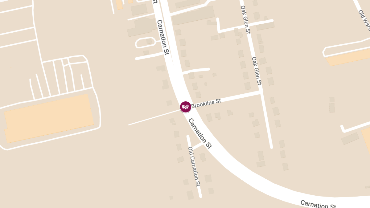 Vehicle Collision with Injuries at Carnation St & Brookline St