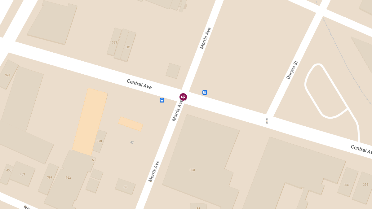 Vehicle Collision with Injuries at Central Ave & Morris Ave