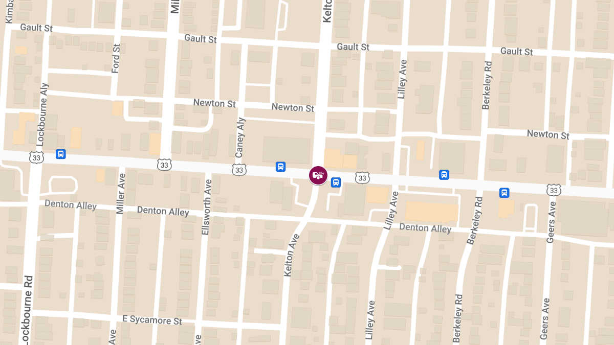 Vehicle Collision with Injuries at E Livingston Ave & Kelton Ave