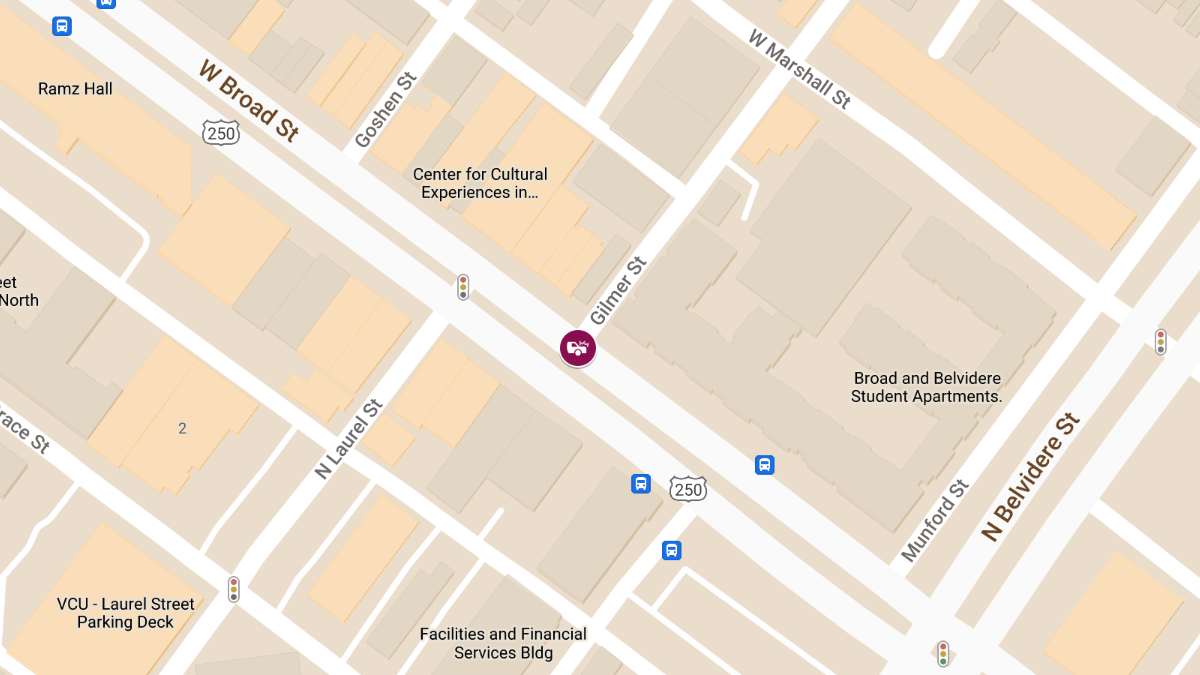 Vehicle Collision with Injuries at Gilmer St & W Broad St