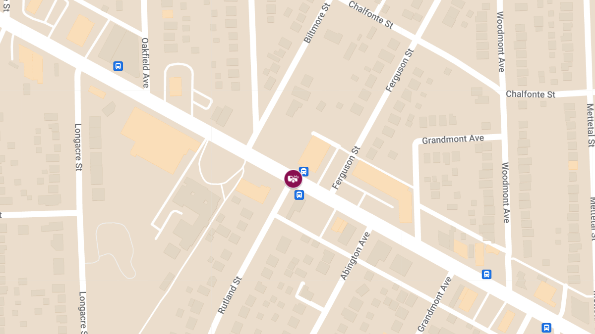 Vehicle Collision with Injuries at Grand River Ave & Rutland St