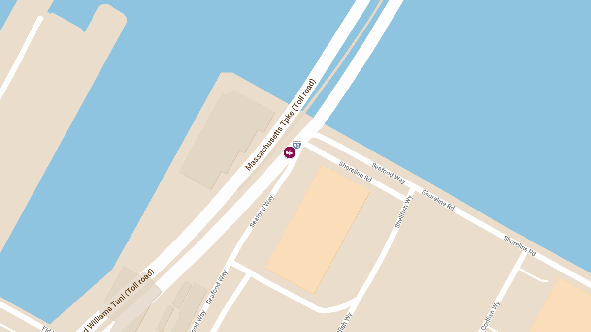 Vehicle Collision with Injuries at I-90 E & Ted Williams Tunnel