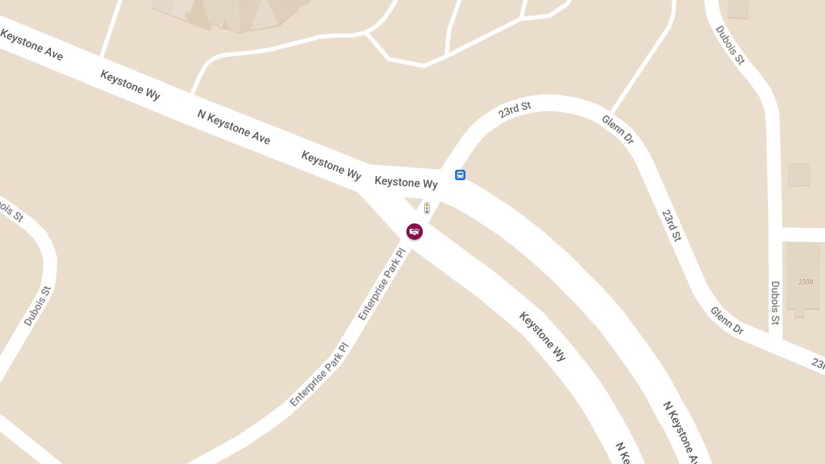 Vehicle Collision with Injuries at Keystone Way & Enterprise Park Dr
