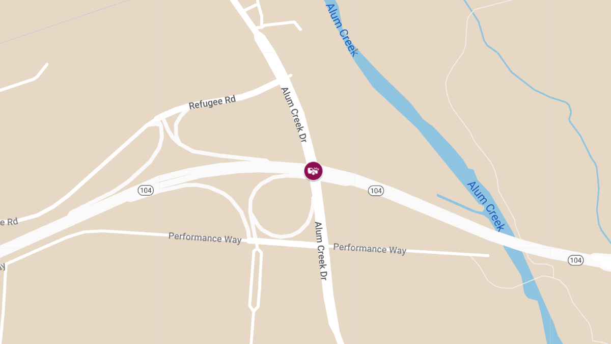 Vehicle Collision with Injuries at State Route 104 W and Alum Creek Dr