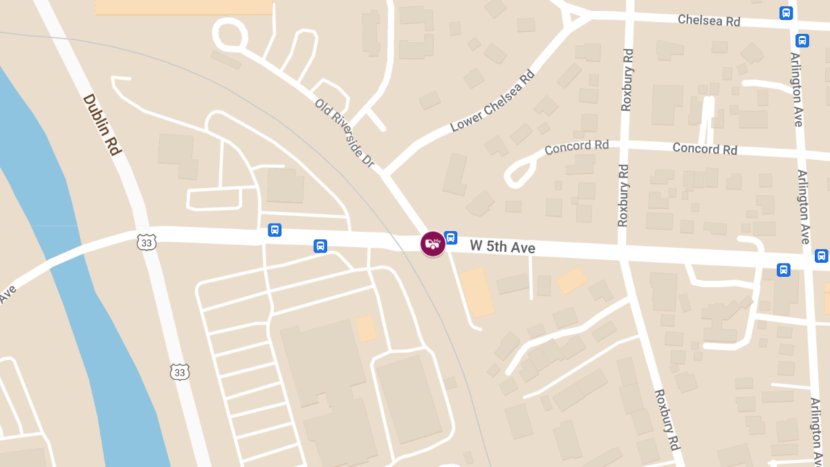 Vehicle Collision with Injuries at W 5th Ave & Old Riverside Dr