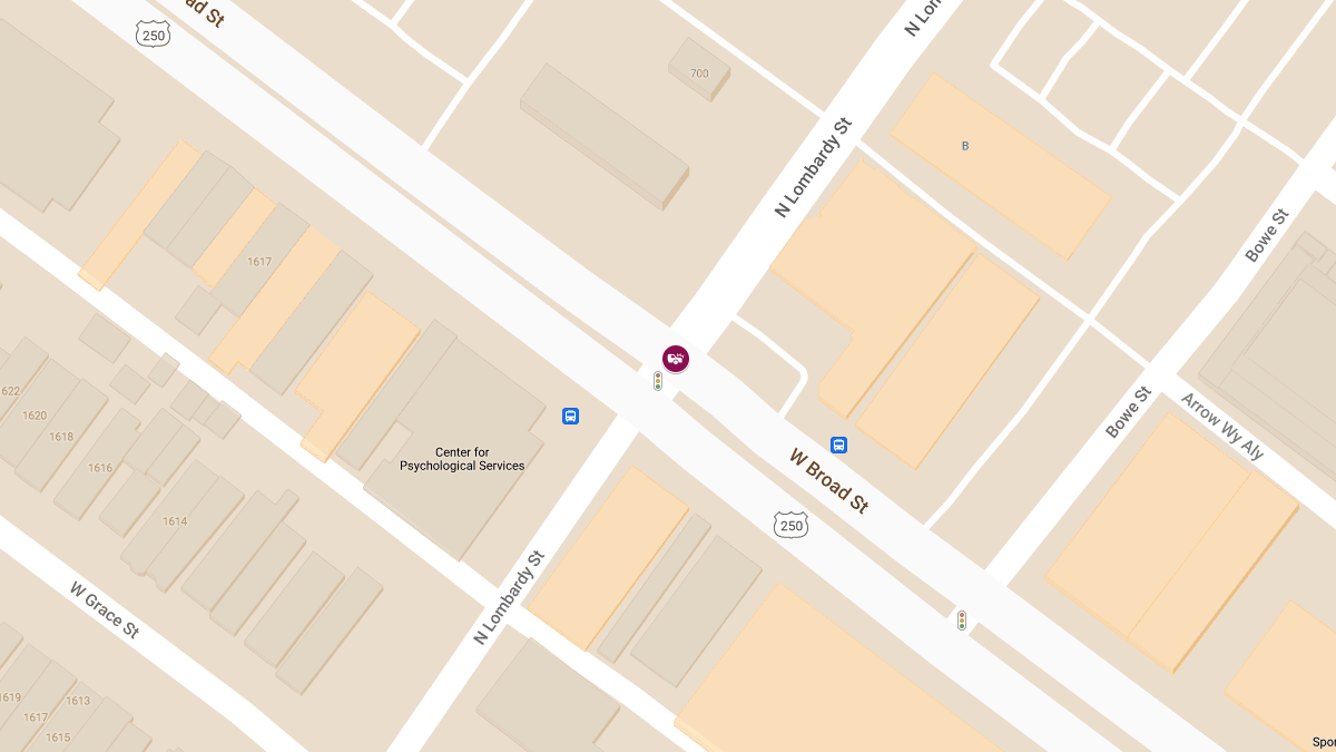 Vehicle Collision with Injuries at W Broad St & N Lombardy St