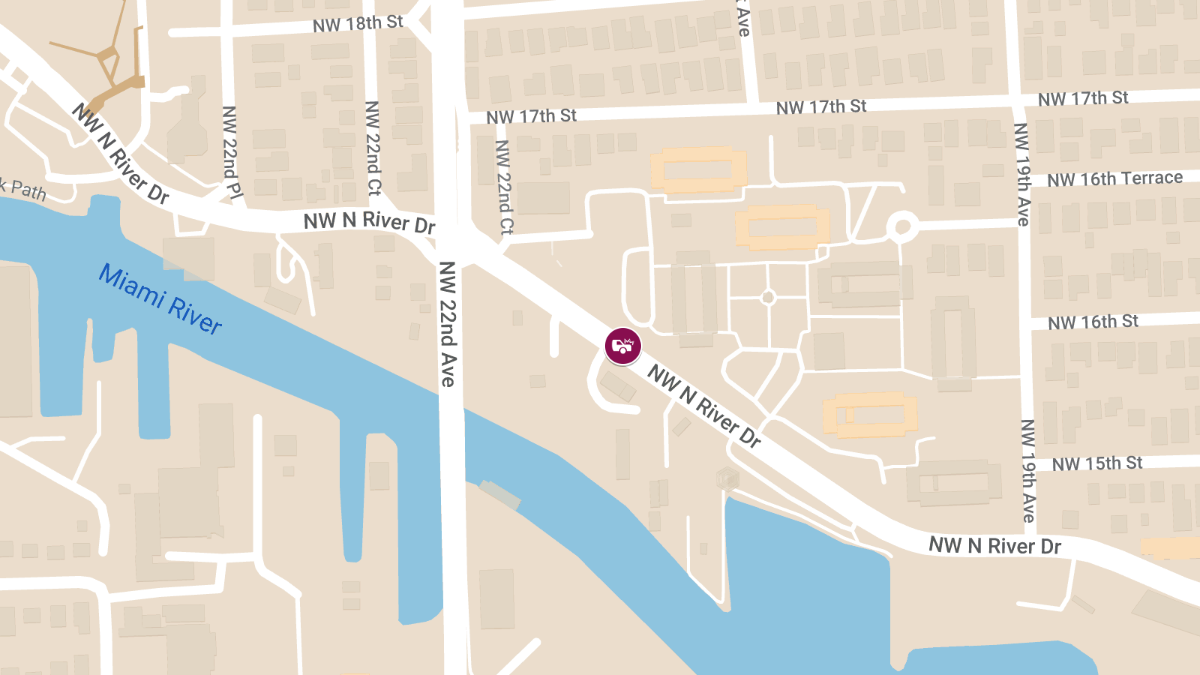 Vehicle Collision with Injuries on NW North River Dr