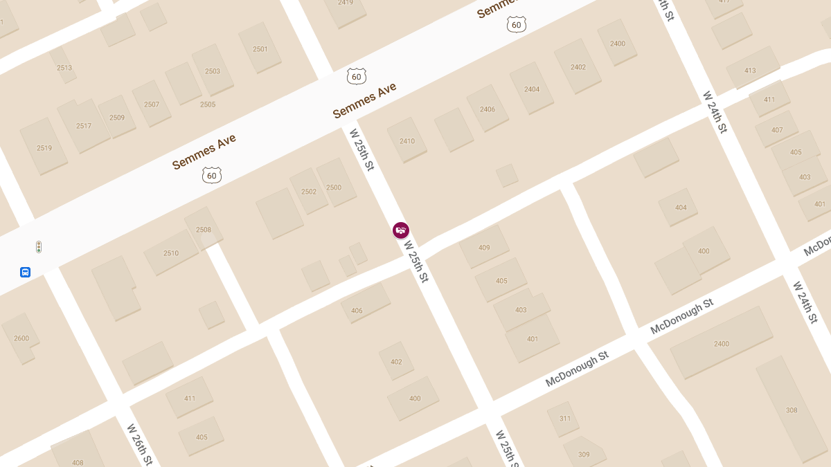 Vehicle Collision with Injuries on W 25th St in Woodland Heights