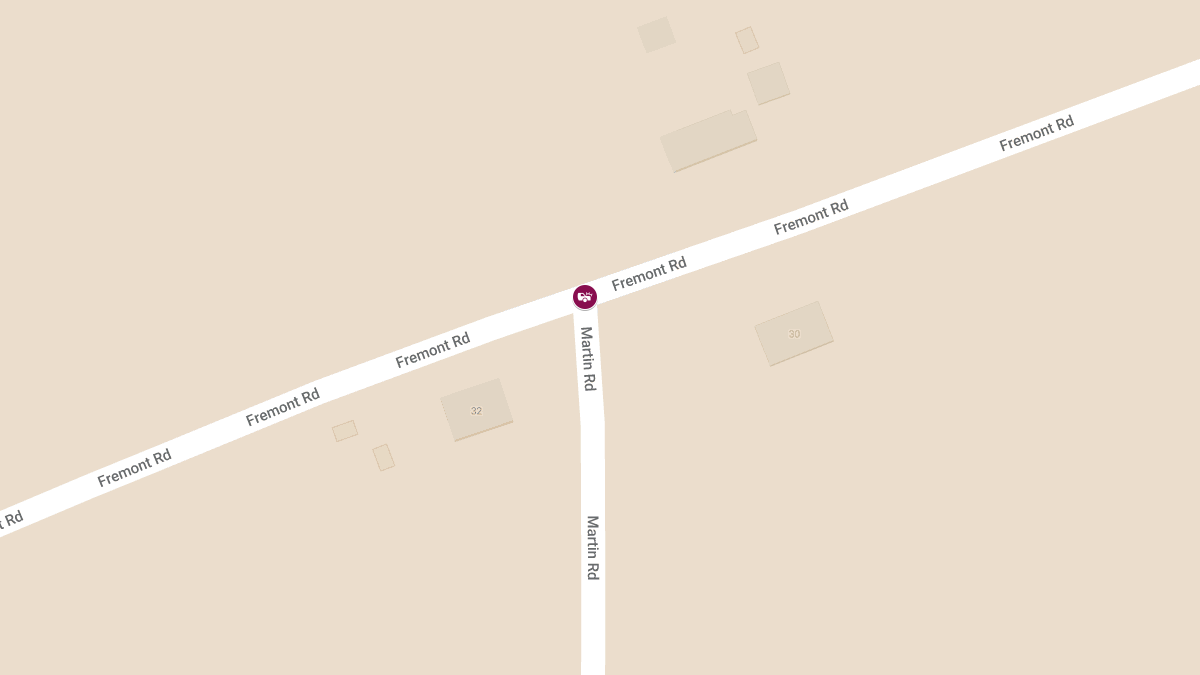 Vehicle Crash Reported at Martin Rd & Fremont Rd