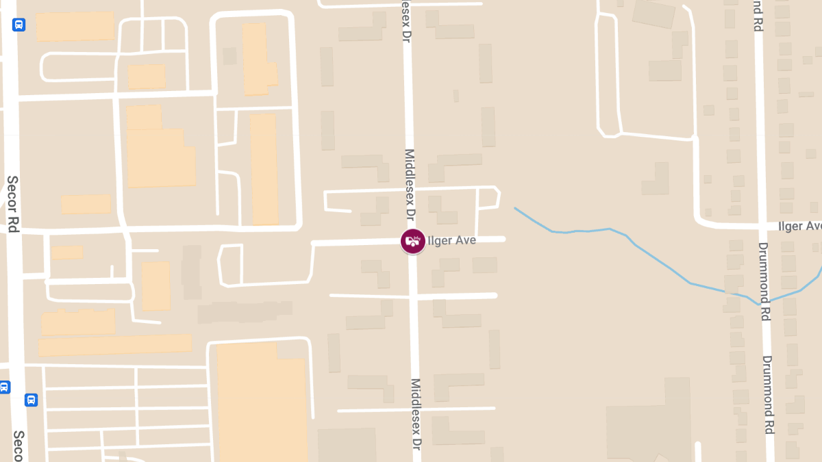 Vehicle Crash With Injuries at Ilger Ave & Middlesex Dr