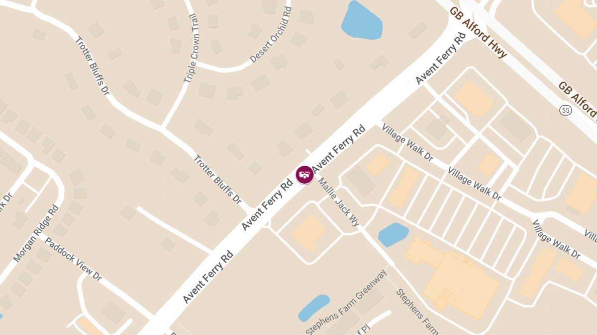 Vehicle Crash With Injuries at Mallie Jack Way & Avent Ferry Rd