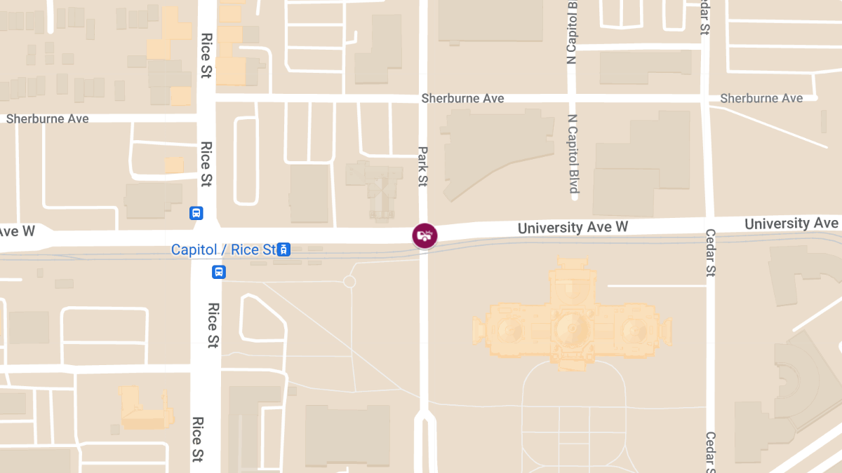 Vehicle Crash at University Ave W & Park St Leads to Injuries