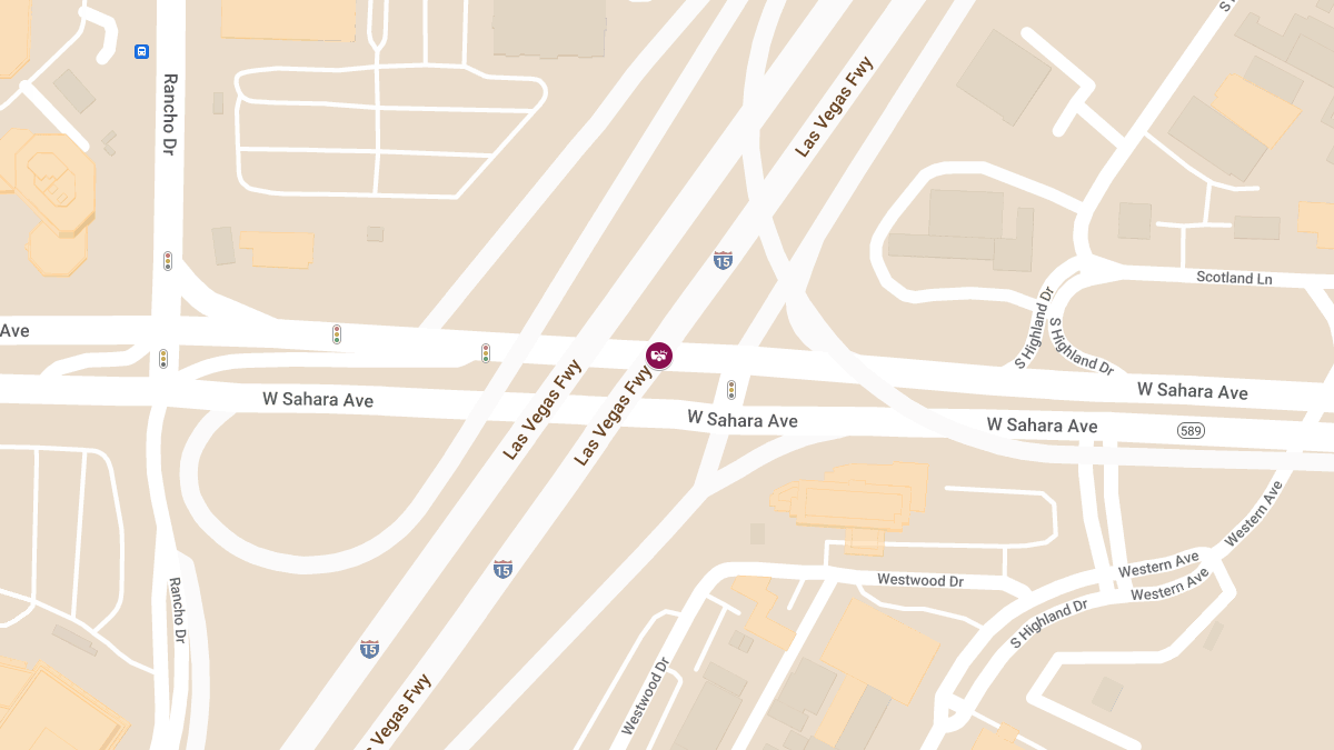 Vehicle Crash on I-15 S at Sahara Ave Causes Injuries