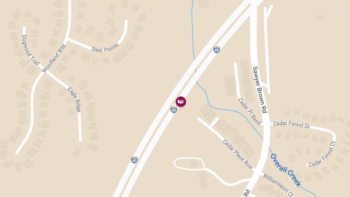 Vehicle Crash on I-40 W Near MM 200 Causes Injuries