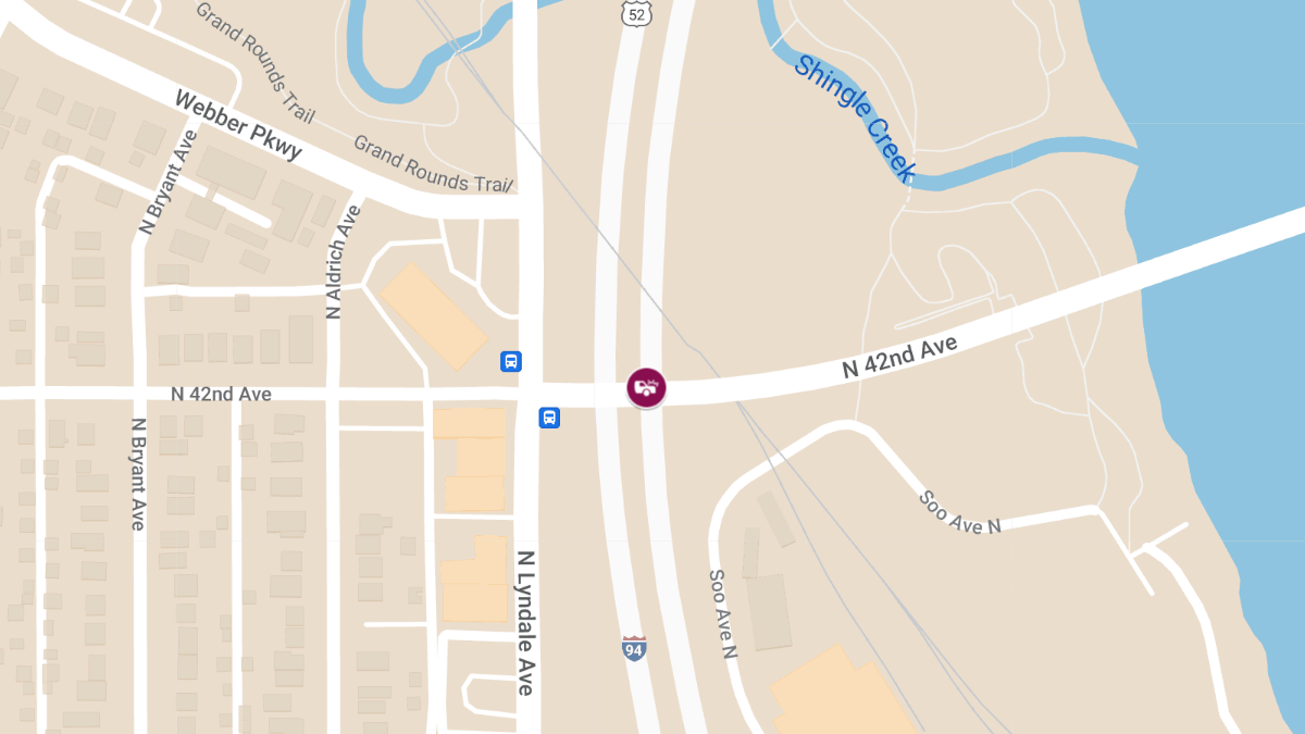 Vehicle Crash on I-94 E & 42nd Ave N Results in Injuries