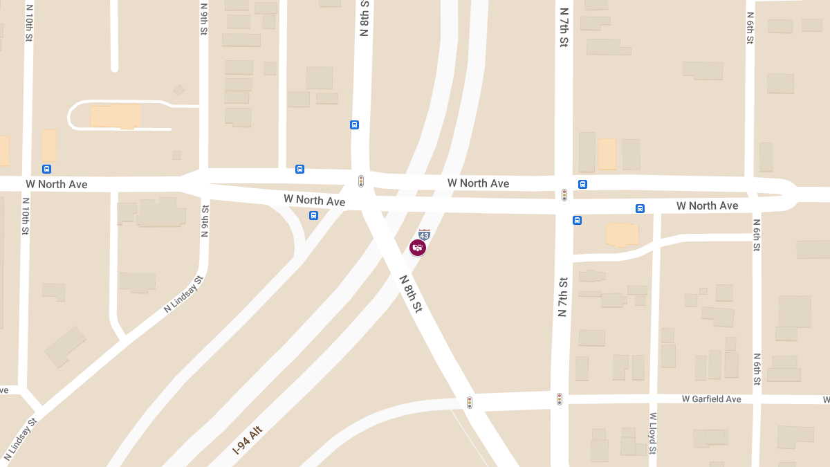 Vehicle Crash with Fire on I-43 Near North Ave Leaves One Injured