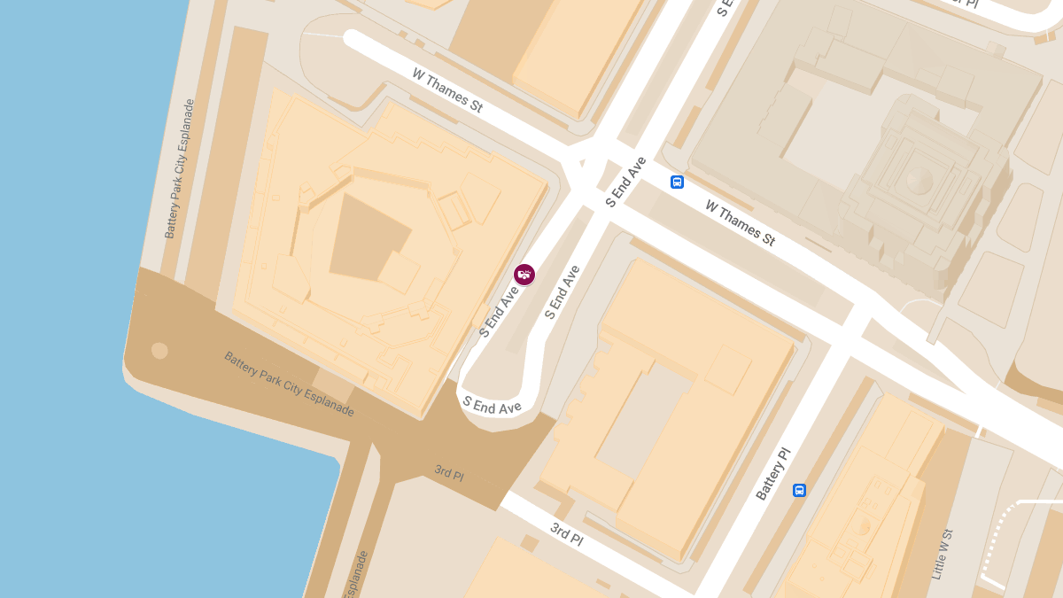 Vehicle Crash with Injuries at 2 S End Ave in Battery Park