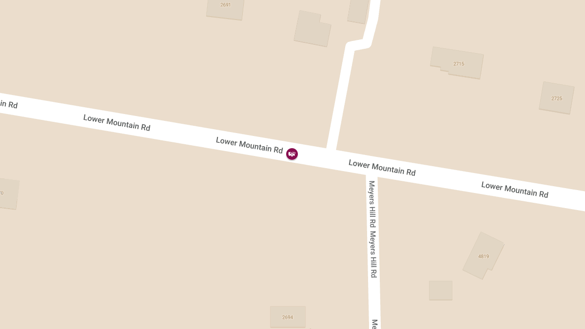 Vehicle Crash with Injuries at 2506 Lower Mountain Rd