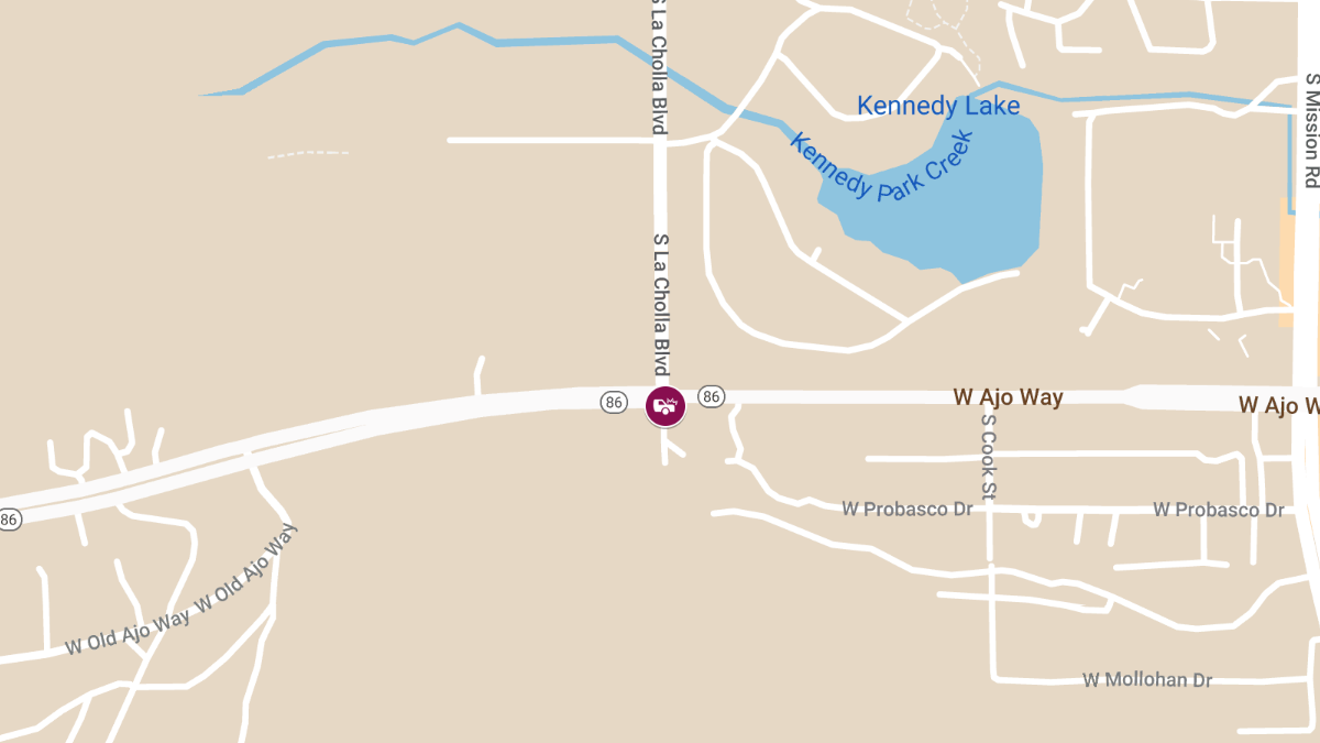 Vehicle Crash with Injuries at Ajo Way & La Cholla Blvd