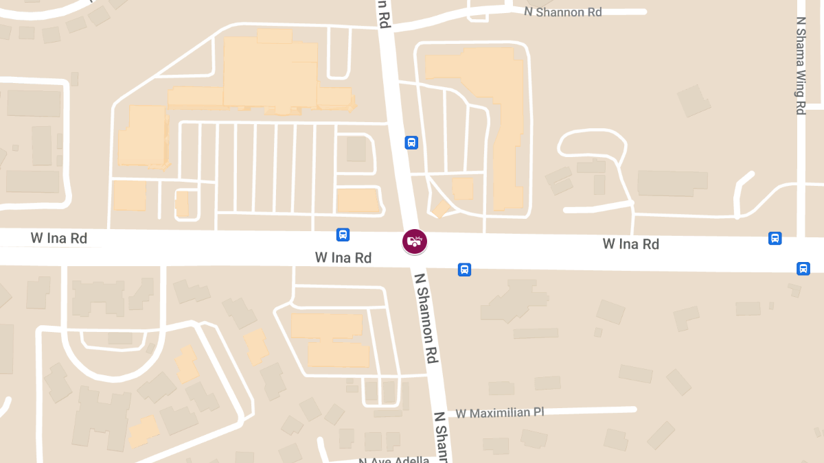 Vehicle Crash with Injuries at Ina Rd & Shannon Rd