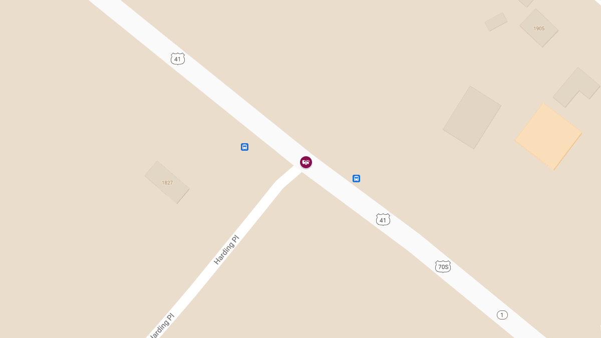 Vehicle Crash with Injuries at Murfreesboro Pike & Harding Pl