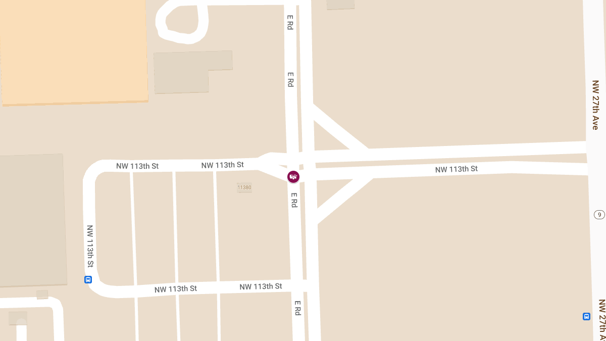 Vehicle Crash with Injuries at NW 113th St & East Rd