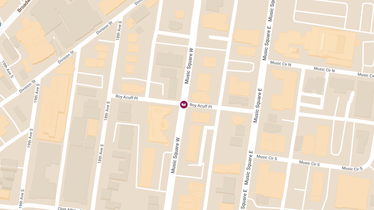 Vehicle Crash with Injuries at Roy Acuff Pl & Music Sq W