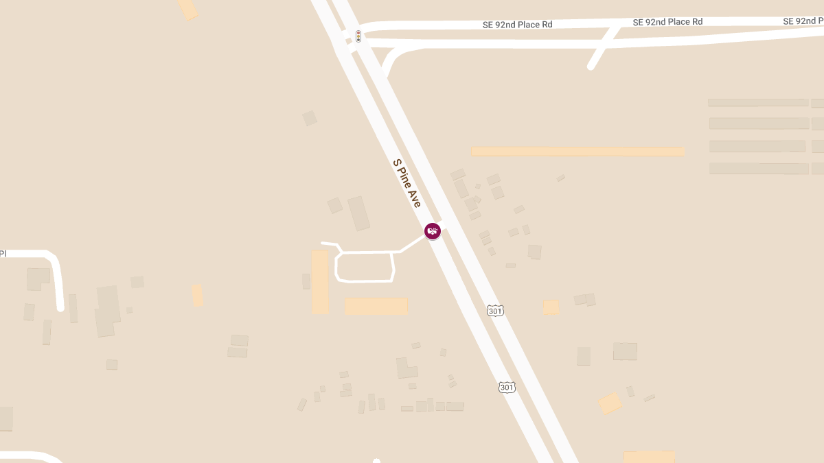 Vehicle Crash with Injuries at SE 93rd Pl & US-27