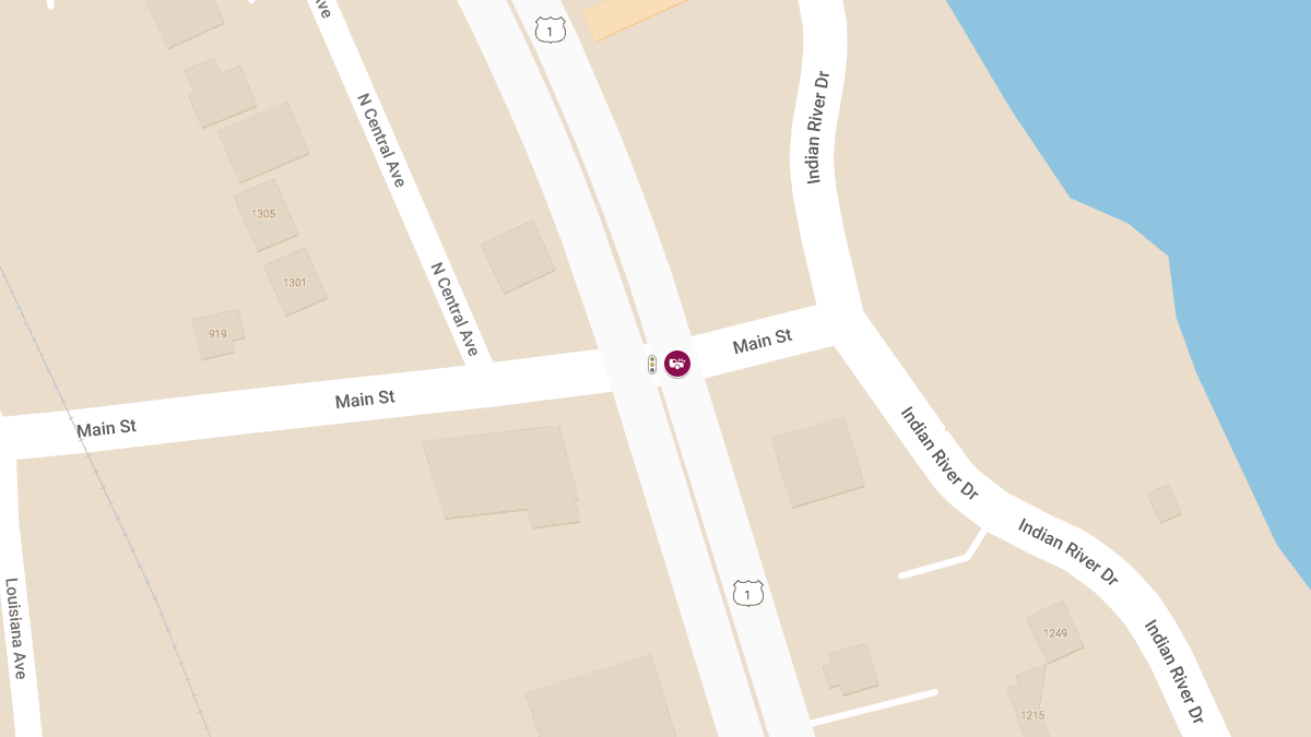 Vehicle Crash with Injuries at US-1 and Main St