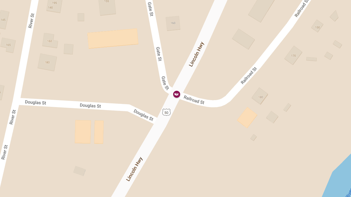 Vehicle Crash with Injuries at US-50 and Railroad St