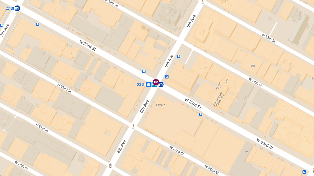 Vehicle Crash with Injuries at W 23rd St & 6th Ave