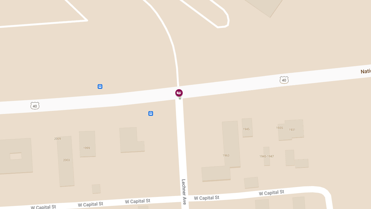 Vehicle Crash with Injuries at W Broad St & Lechner Ave