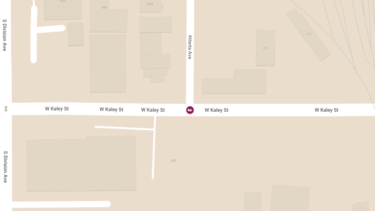 Vehicle Crash with Injuries at W Kaley St & Atlanta Ave