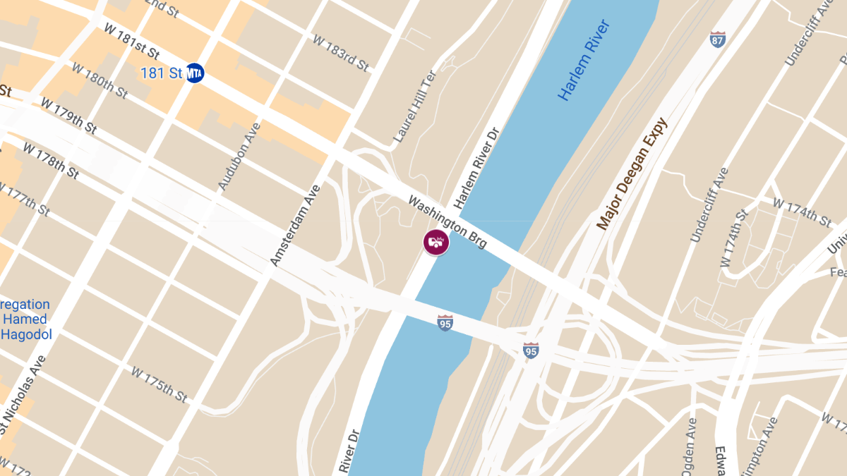 Vehicle Crash with Injuries on Harlem River Dr N & Washington Bridge