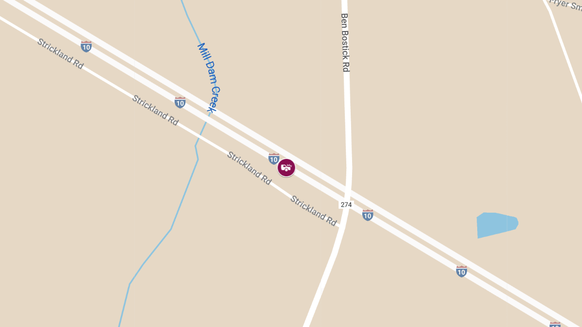 Vehicle Crash with Injuries on I-10 WB at MM 326
