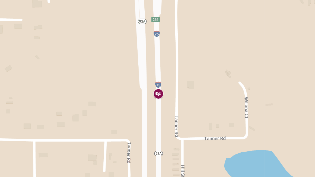 Vehicle Crash with Injuries on I-75 SB at MM263