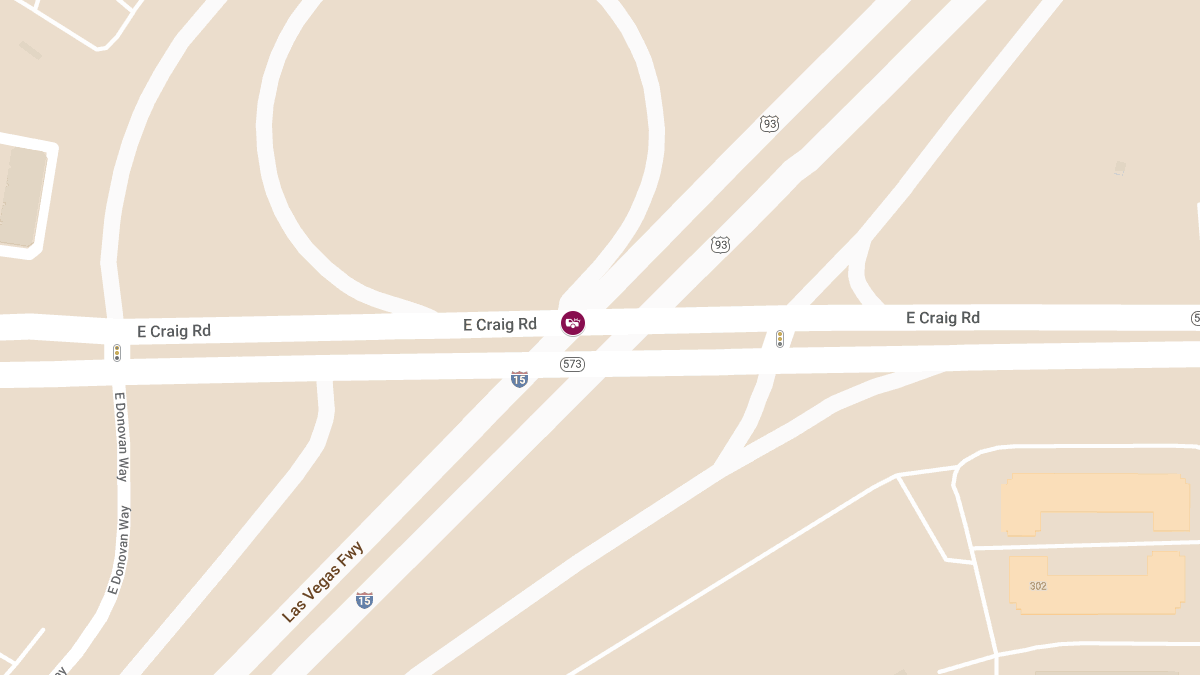 Vehicle Crash with Injuries on IR15 S at Craig Rd