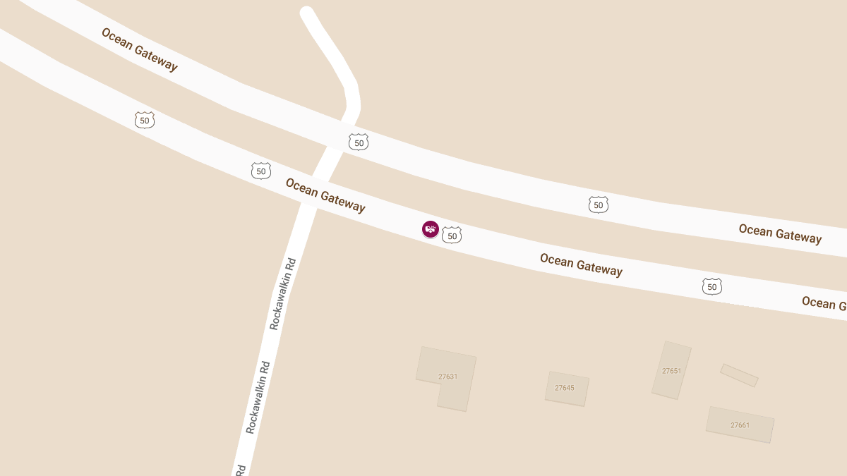 Vehicle Crash with Injuries on Rt 50 EB near Rockawalkin Rd