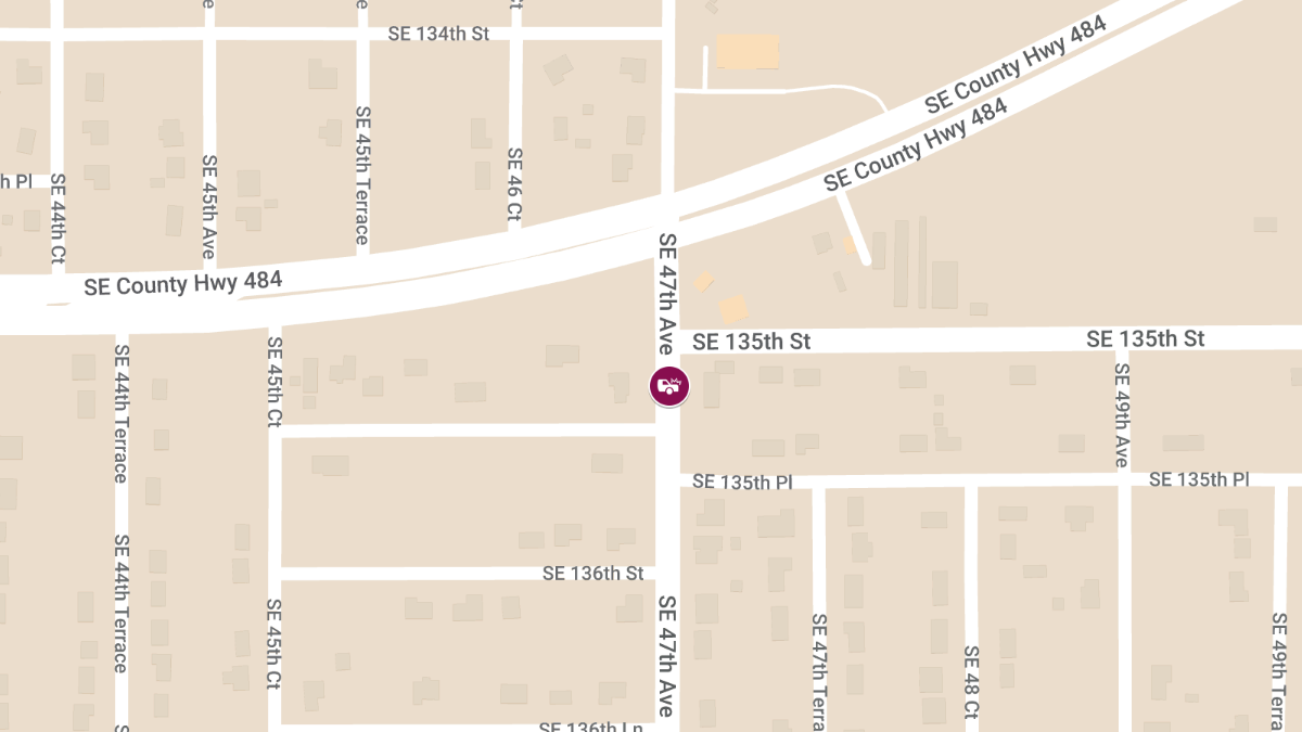 Vehicle Crash with Injuries on SE 47th Ave near CR-484