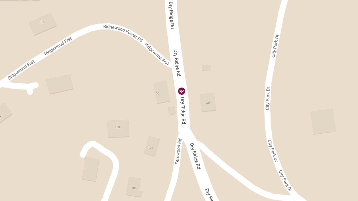 Vehicle Injury Accident on Dry Ridge Rd