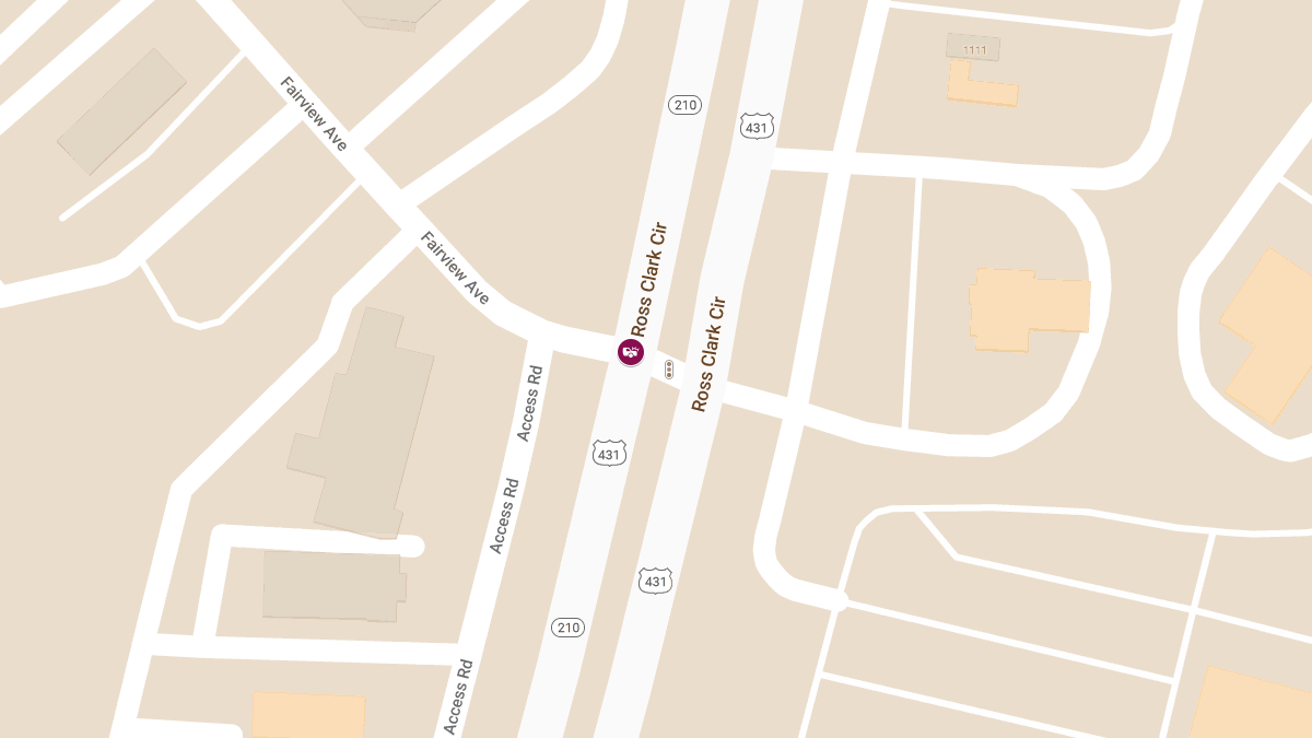 Vehicle Wreck with Injuries on Ross Clark Circle at Fairview Ave