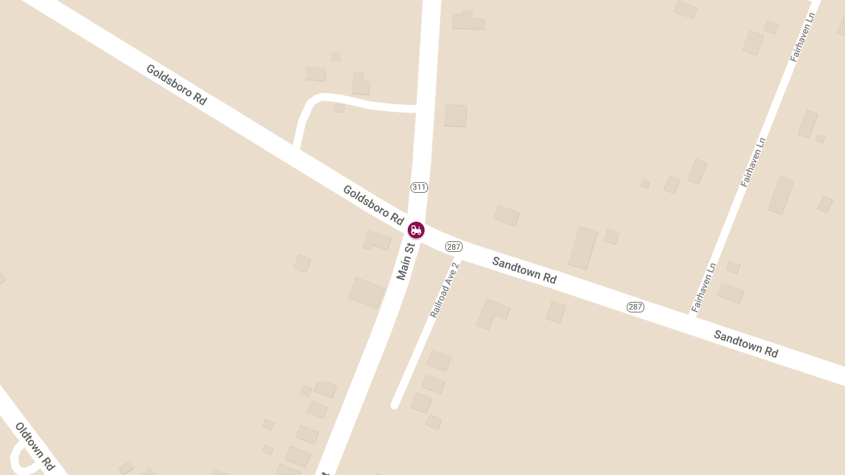 Vehicle and Tractor-Trailer Crash with Injuries at Old Line Rd & Main St