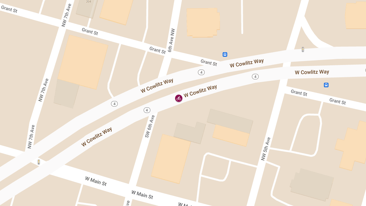 Vehicle vs. Bicyclist Accident on 600 Block W Cowlitz Way