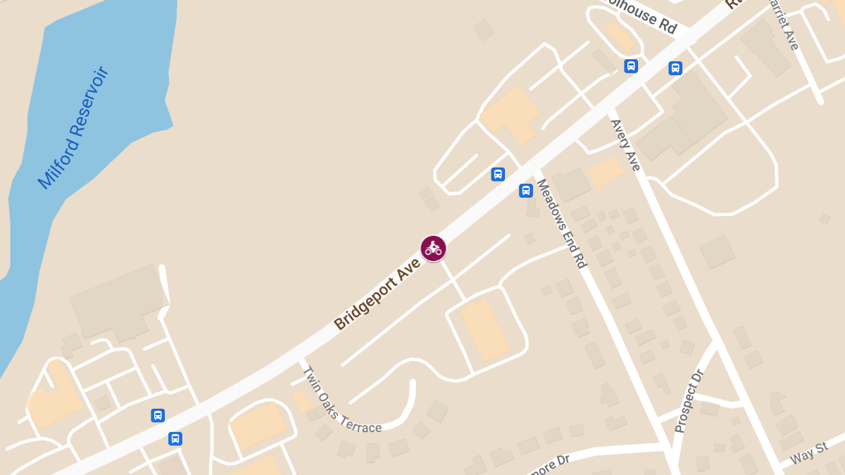 Vehicle vs. Motorcycle Crash with Injuries on Bridgeport Ave