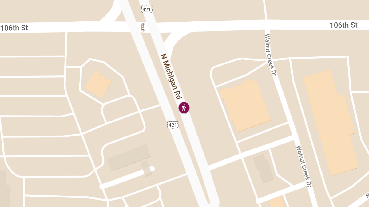 Vehicle vs. Pedestrian Accident With Injuries on N Michigan Rd