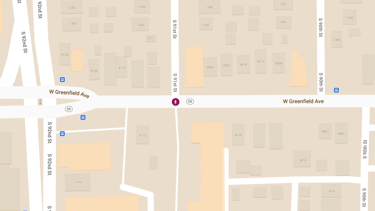 Vehicle vs. Pedestrian Accident at Greenfield Ave & 91st St