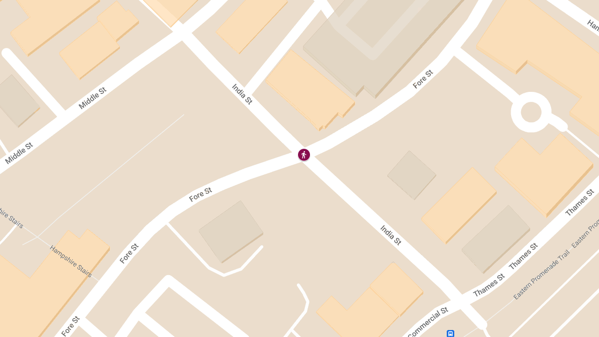 Vehicle vs. Pedestrian Accident at India and Fore St